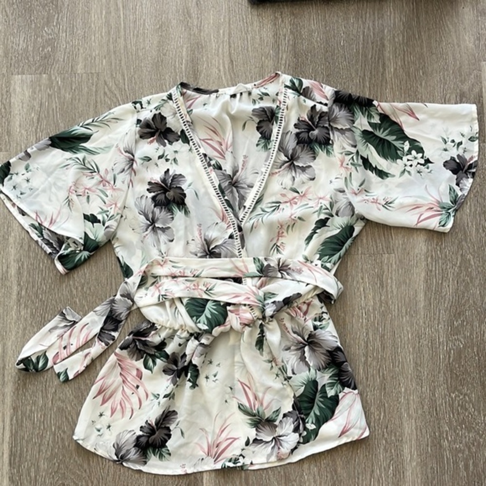 Colorful Peplum Top
